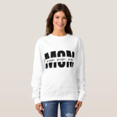 Sweatshirt Cadeau de maman élégant | Parfait pour la fête des (Devant entier)