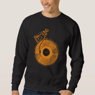 Sweatshirt Cadeau de musique de Tourne-disque de joueur de