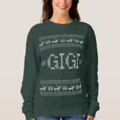 Sweatshirt Cadeau de Noël GIGI (Devant)