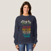 Sweatshirt Cadeau de poterie, Amant de poterie, Cadeau de jar (Devant entier)