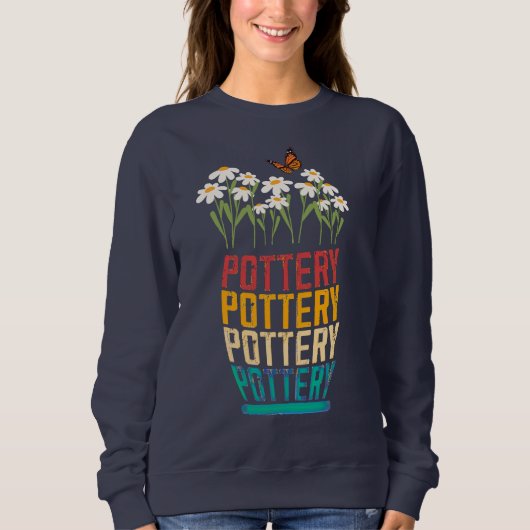 Sweatshirt Cadeau de poterie, Amant de poterie, Cadeau de jar (Devant)