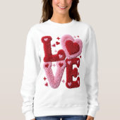 Sweatshirt Cadeau de pull de la Saint-Valentin pour elle, tri (Devant)
