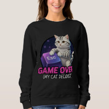 Cadeau drôle de chat de jeu pour joueur - Mon chat