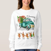 Sweatshirt Cadeau Grammy pour Noël (Devant)