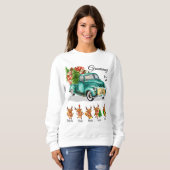 Sweatshirt Cadeau Grammy pour Noël (Devant entier)