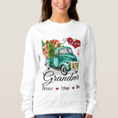Sweatshirt Cadeau Grandma pour Noël (Devant)