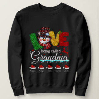 Sweatshirt Cadeau Grandma pour Noël