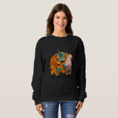 Sweatshirt Cadeau graphique de météo de pull (Devant entier)