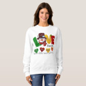 Sweatshirt Cadeau Mimi Life pour Noël (Devant entier)
