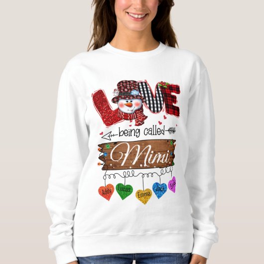 Sweatshirt Cadeau Mimi Pour Noël (Devant)