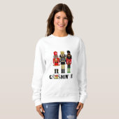 Sweatshirt Cadeau Noir Casse-Noir "Crushin' It" (Devant entier)