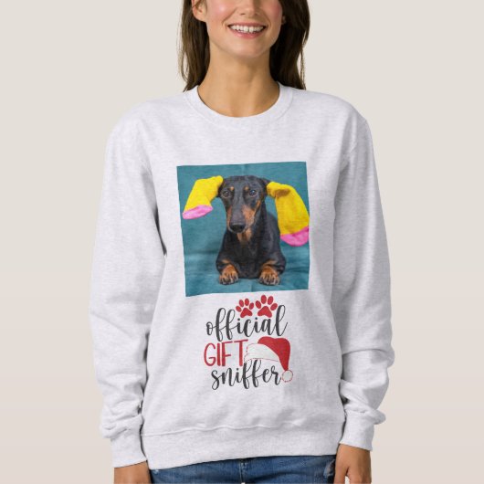 Sweatshirt Cadeau officiel Sniffer Funny chien animal de comp (Devant)