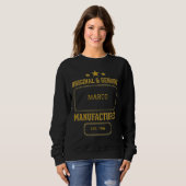 Sweatshirt Cadeau Original & Véritable Anniversaire (Devant entier)