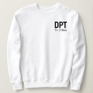Sweatshirt Cadeau personnalisé DPT Docteur en thérapie physiq