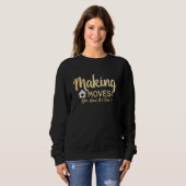 Sweatshirt Cadeau pour agent immobilier : Réaliser des projet (Devant entier)