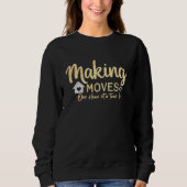 Sweatshirt Cadeau pour agent immobilier : Réaliser des projet (Devant)