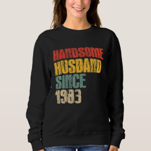 Sweatshirt Cadeau pour les 40 ans de mariage pour lui Mari él