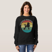 Sweatshirt Cadeau Whisperer Poodle (Devant entier)