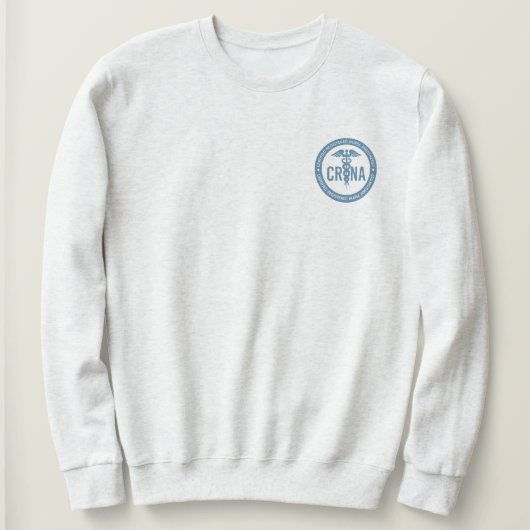 Sweatshirt Cadeaux anesthésistes certifiés CRNA (Design devant)