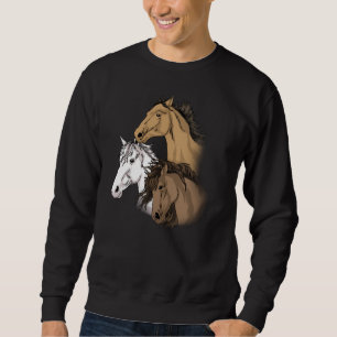 Sweatshirt Cadeaux Cheval Pour Filles 10-12 Love Équitation C