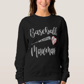 Sweatshirt Cadeaux de baseball drôles de Mawmaw de baseball v