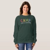 Sweatshirt Cadeaux de conseiller de camp (Devant entier)
