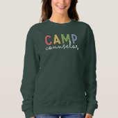 Sweatshirt Cadeaux de conseiller de camp (Devant)