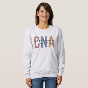 Sweatshirt Cadeaux de l'adjoint infirmier certifié rétro de l