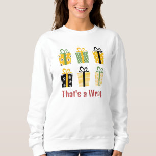 Sweatshirt Cadeaux de vacances de style rétro Noël personnali