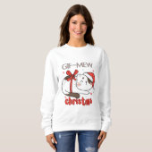 Sweatshirt cadeaux mew noël (Devant entier)