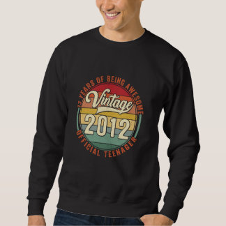 Sweatshirt Cadeaux officiels d'adolescent de 13 ans Vintage 1