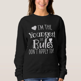 Sweatshirt Cadette Aucune règle pour moi Frère et soeur assor