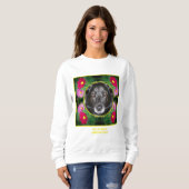 Sweatshirt Cadre Fleurs Cosmos Créez Votre Propre Photo (Devant entier)