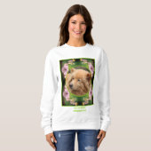 Sweatshirt Cadre Fleurs délicates Créez votre propre photo (Devant entier)