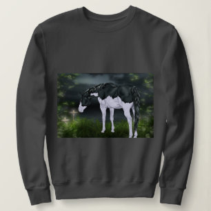 Sweatshirt Cadres noir et blanc Overture Paint Horse