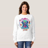 Sweatshirt café (Devant entier)