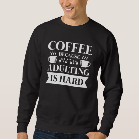 Sweatshirt Café adulte (Devant)