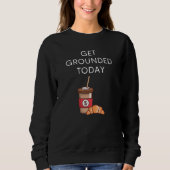 Sweatshirt Café amusant (Devant)
