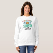 Sweatshirt Café avant de parler (Devant entier)