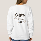 Sweatshirt Café avant Talkie (Dos)