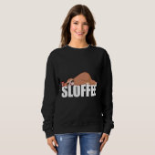 Sweatshirt Café Boire Sloth Sloffee (Devant entier)