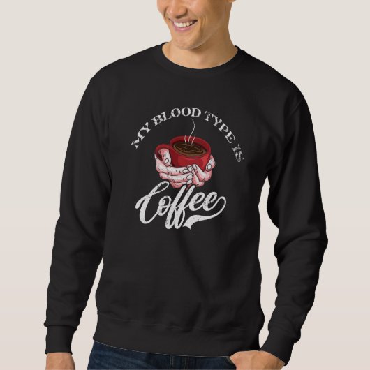 Sweatshirt Café Caféine Cappuccino (Devant)