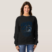 Sweatshirt ☕ Café Chaud et Frais – Tee Retro Chill (Devant entier)