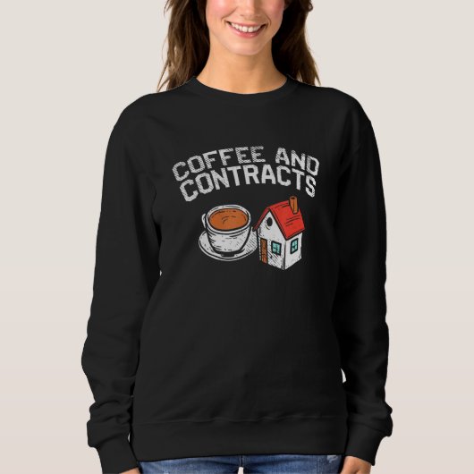 Sweatshirt Café Et Contrats (Devant)