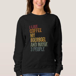 Sweatshirt Café Et Mon Boerboel 3 Personnes Chiens Chiens Dit