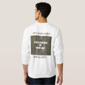 Sweatshirt Café et mon Oreiller de chien (Dos entier)