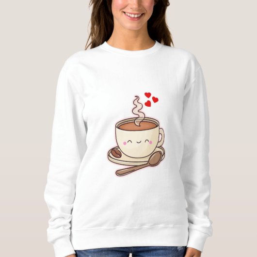 Sweatshirt Café et réfrigération (Devant)
