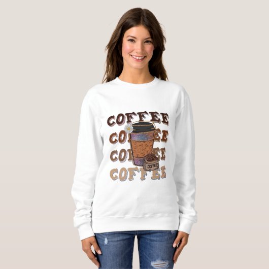 Sweatshirt Café Lover (Devant entier)