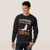 Sweatshirt Café Maine Coon (Devant entier)
