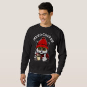 Sweatshirt Café Nécessité Du Chat (Devant entier)